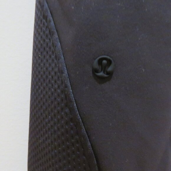 LULULEMON Mixed Fabric Relaxed-Fit Tapered High-Rise Pants in Black Barrel Large - Picture 13 of 14